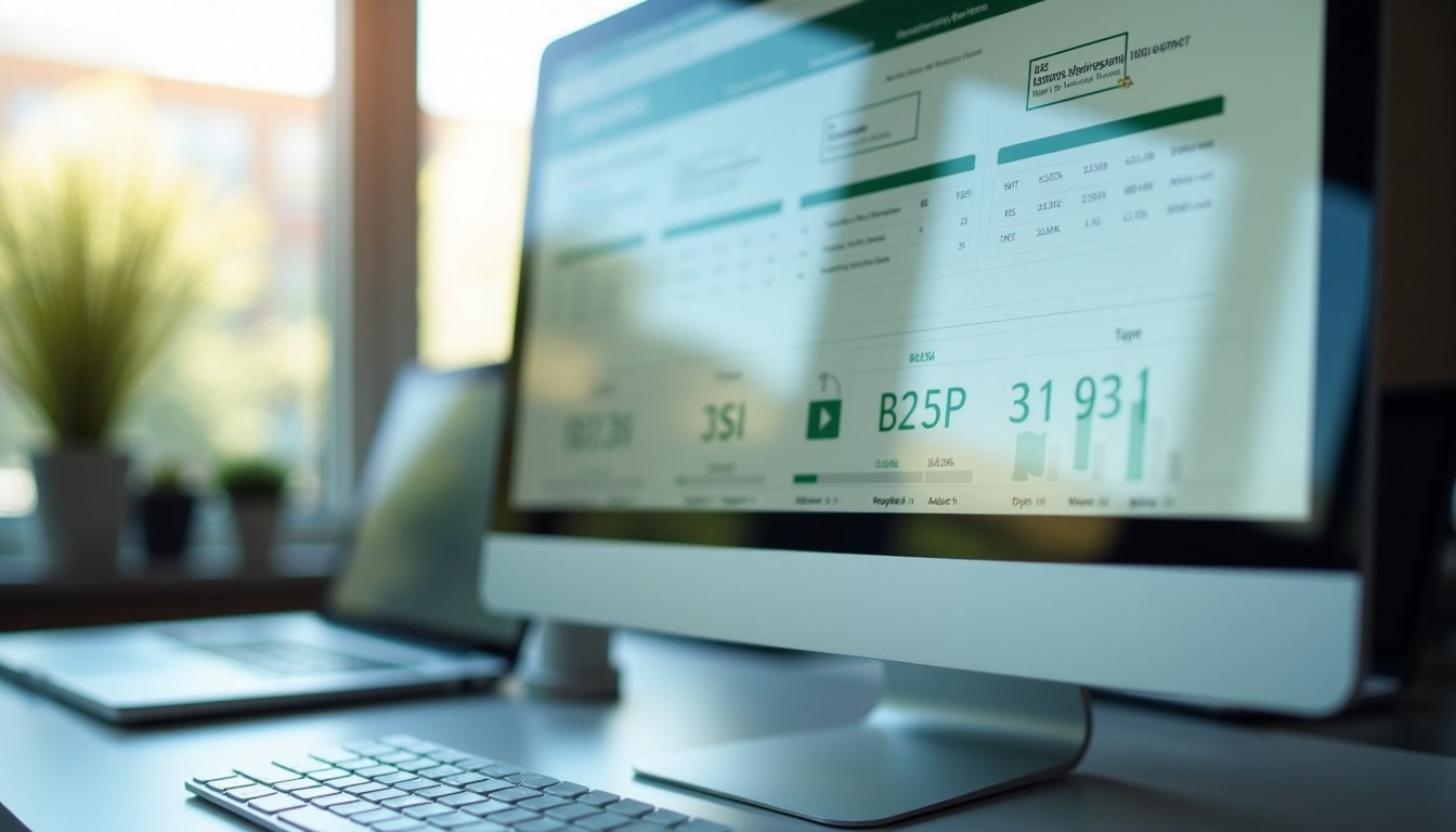 System dashboard displaying security updates and server uptime for a maintained website.