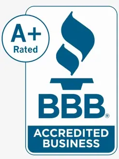 BBB A+ Rating badge
