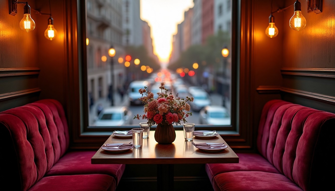 Restaurant interior and ambiance photo.